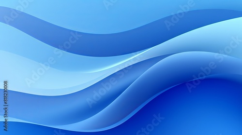 Abstract wavy blue gradient background for business presentations and marketing materials