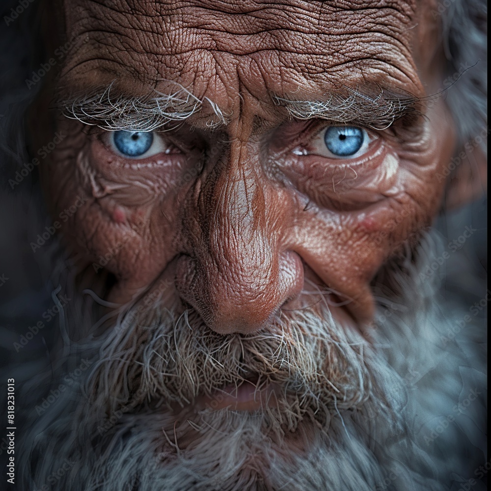 Elderly man's face with a deep, contemplative gaze. Ideal for themes of wisdom, experience, and the passage of time. Elderly man's face with a deep, contemplative gaze. Ideal for themes of wisdom, experience, and the passage of time.