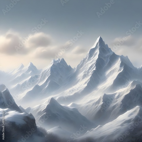 Snowy Mountains - Mountain Peak photo