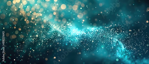 Wallpaper Mural beautiful teal abstract shiny light and glitter background Torontodigital.ca