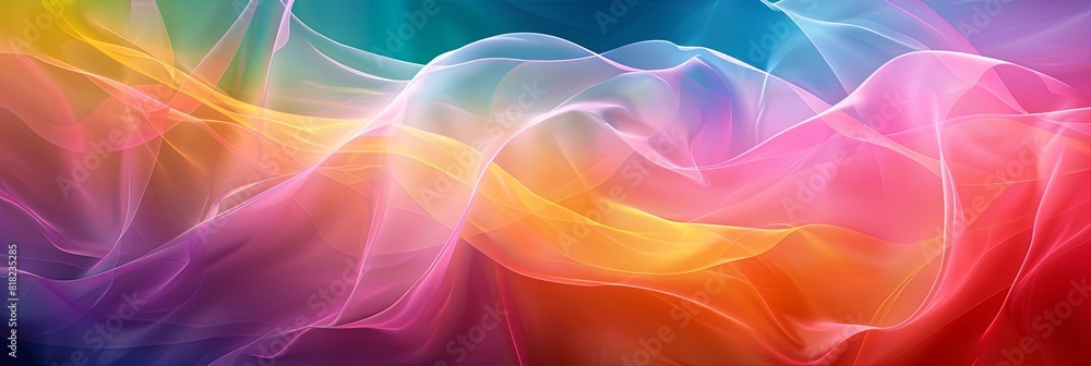 Kinetic Gradient Captivating Kinetic Rainbow Gradient Biomorphic Structures in a Vibrant ...