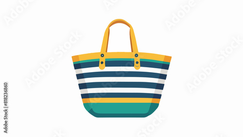 Summer Tote: Beach Bag Vector Graphic