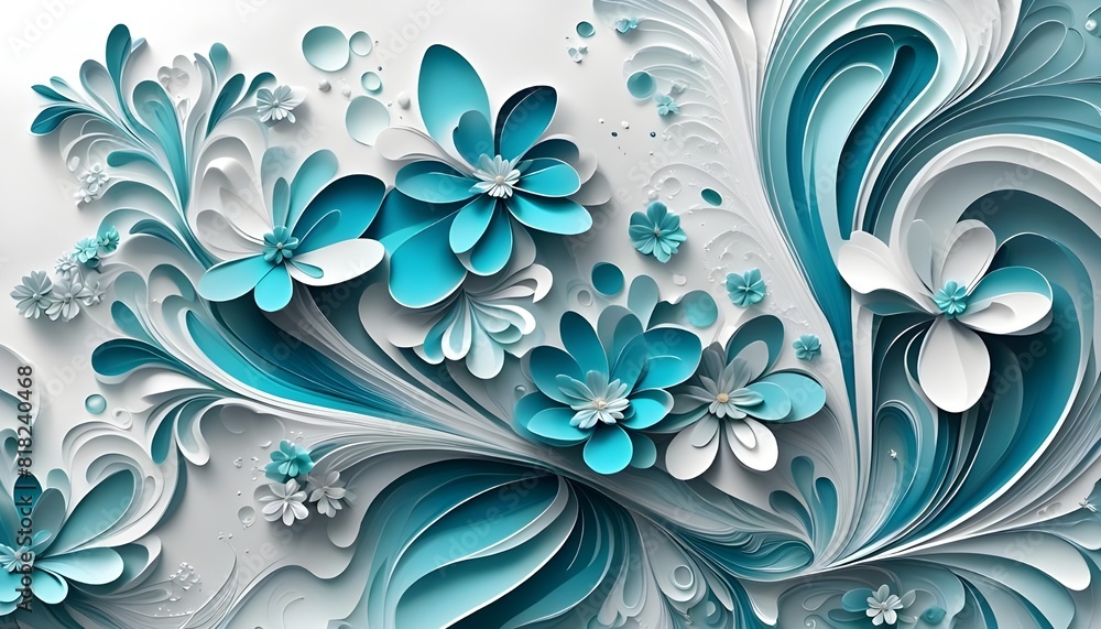 Abstract Floral Wallpaper Abstract Floral Wallpaper