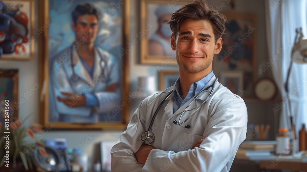 Obraz premium portrait of a smiling doctor