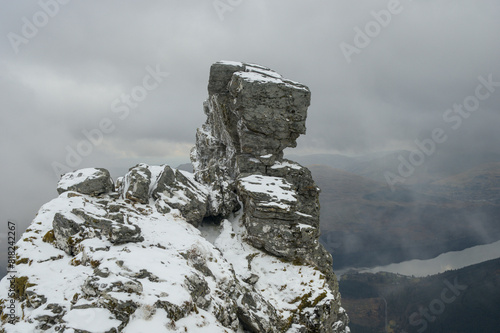 The cobbler, iconic peak of Ben Arthur in Scotland