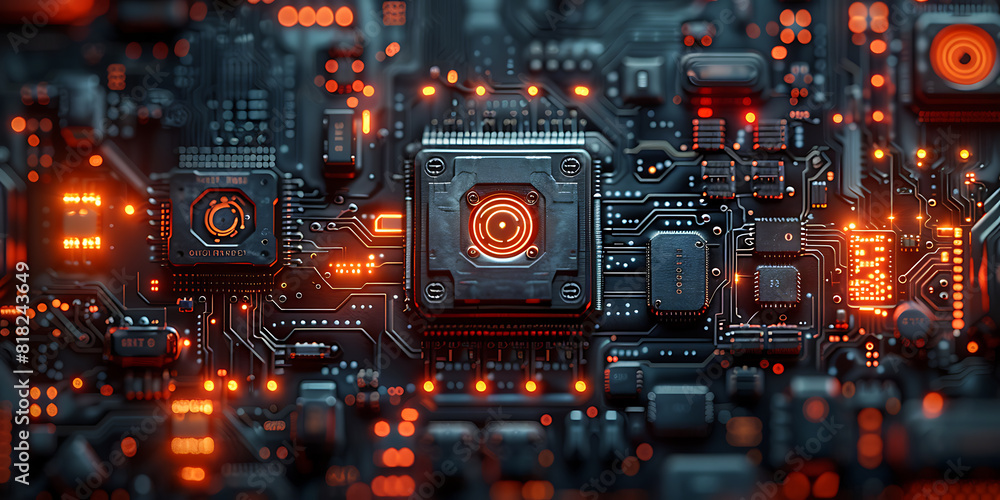 Cyberpunk Canvas: Abstract Art meets Technology Cyberpunk Canvas: Abstract Art meets Technology