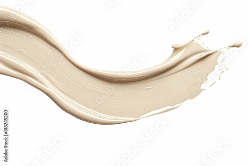 Radiant Tonal Foundation A Closeup Detail of Cream Liquid Makeup Splash