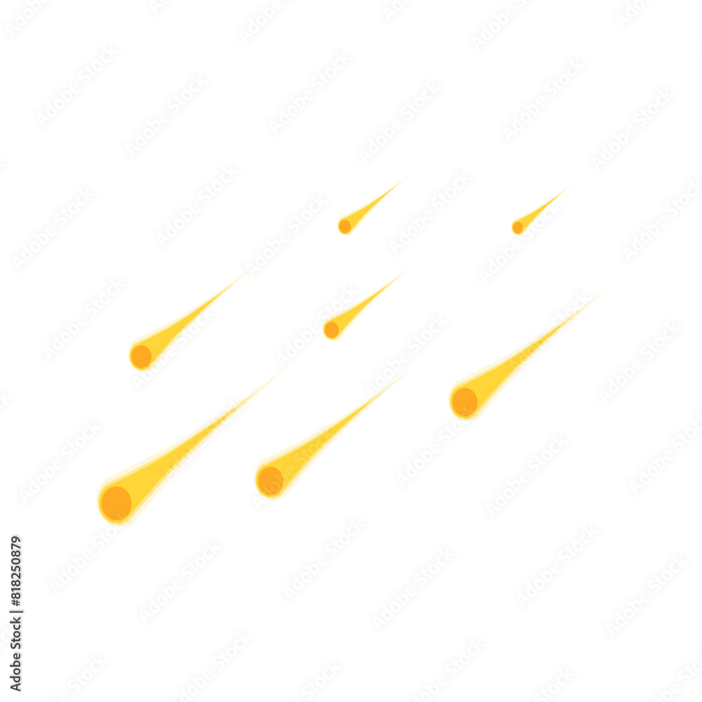 Falling Meteor Space Element Falling Meteor Space Element