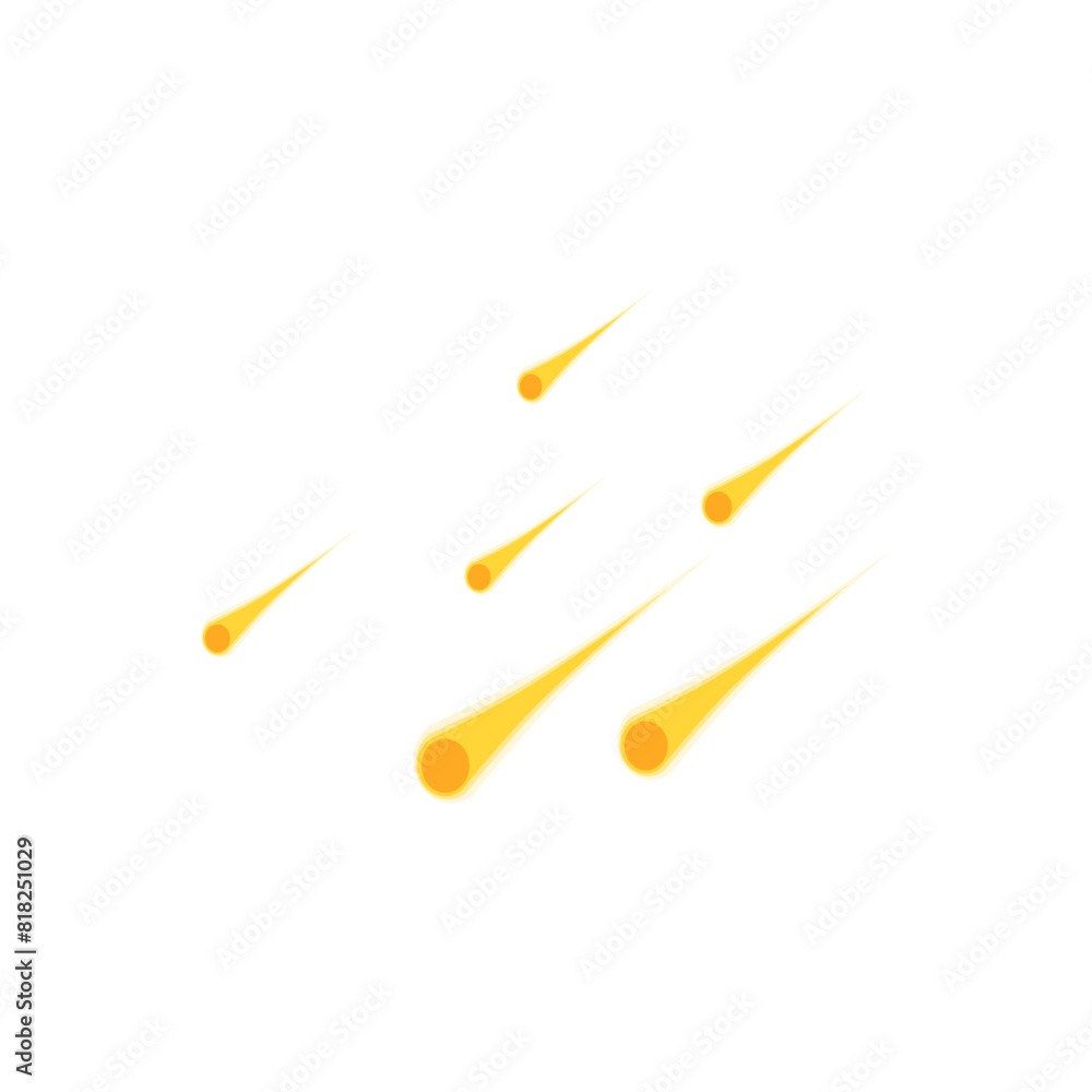 Falling Meteor Space Element Falling Meteor Space Element