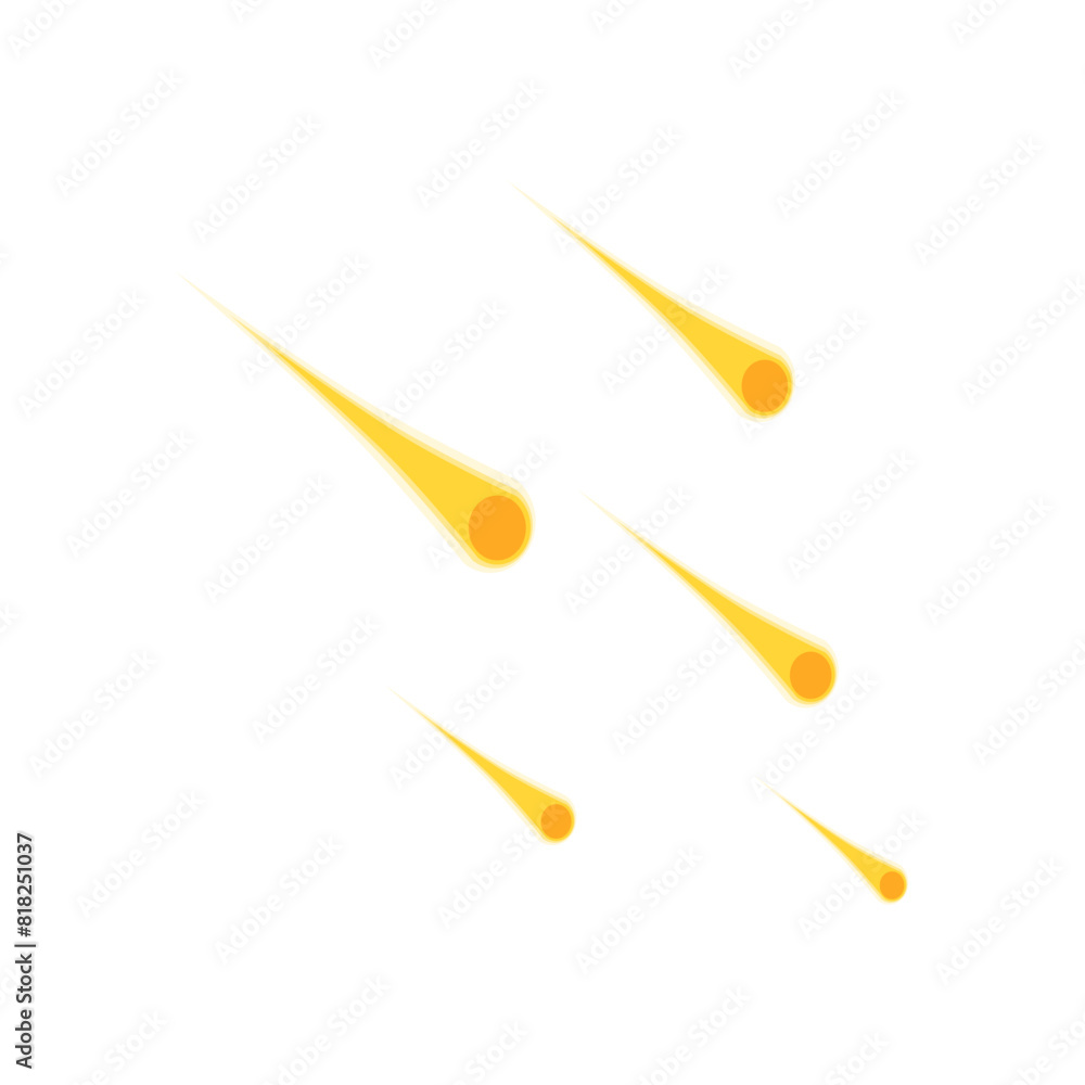 Falling Meteor Space Element Falling Meteor Space Element