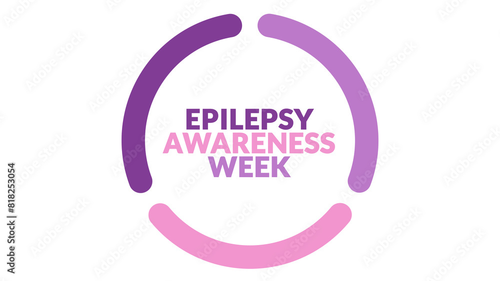 Epilepsy Awareness Week Text In Colorful Circle on white Background, Epilepsy Awareness Week banner, card, poster, illustration for celebrating and wishing. Epilepsy Awareness Week Text In Colorful Circle on white Background, Epilepsy Awareness Week banner, card, poster, illustration for celebrating and wishing.