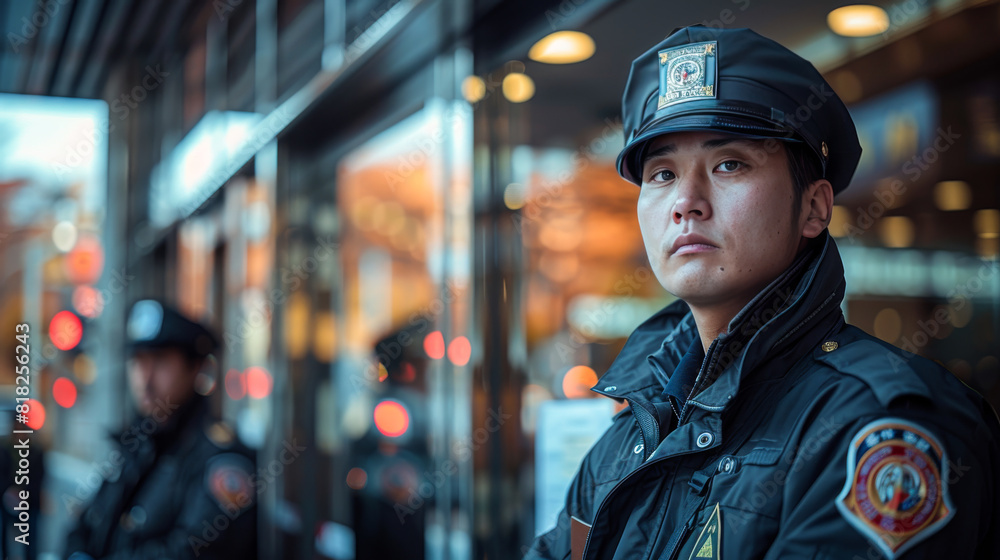 Beautiful Policewoman on Street Beautiful Policewoman on Street