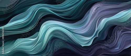 elegant abstract waves illustration design background