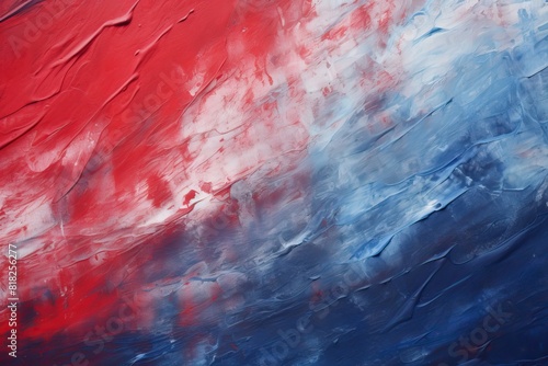 Abstract red and blue artistic background