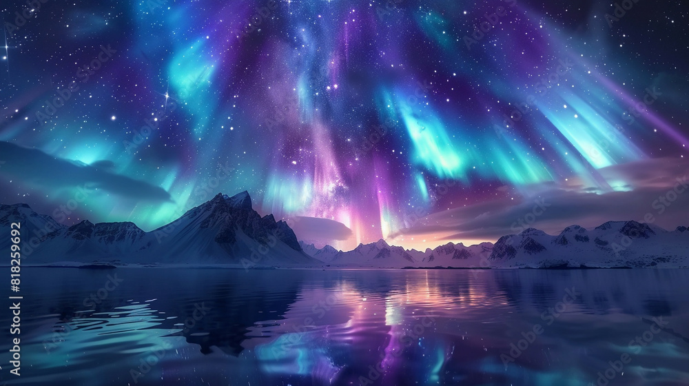 Fantasy Starry Night Sky in Blue and Purple A Magical Journey Through Celestial Colors and Dreamlike Landscapes Fantasy Starry Night Sky in Blue and Purple A Magical Journey Through Celestial Colors and Dreamlike Landscapes