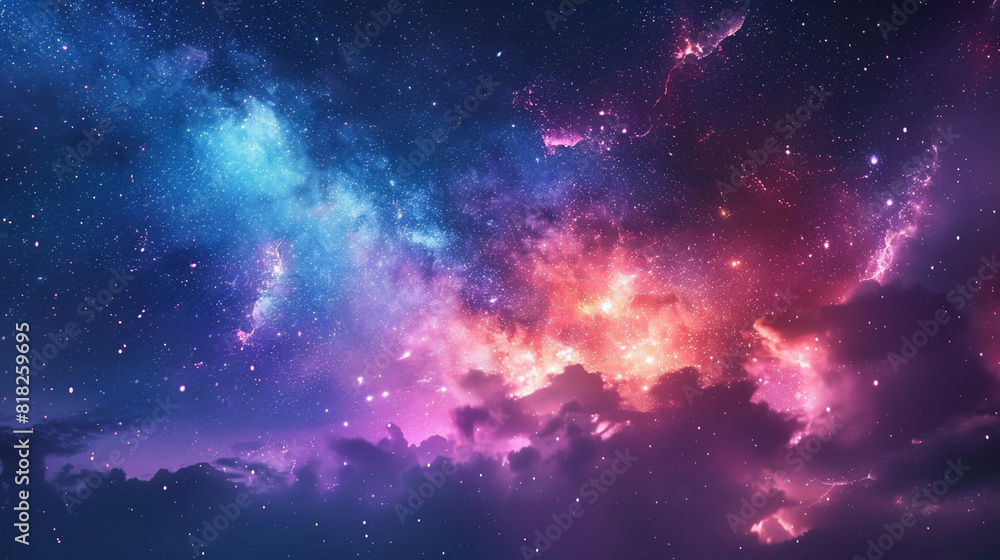 Fantasy Starry Night Sky in Blue and Purple A Magical Journey Through Celestial Colors and Dreamlike Landscapes Fantasy Starry Night Sky in Blue and Purple A Magical Journey Through Celestial Colors and Dreamlike Landscapes