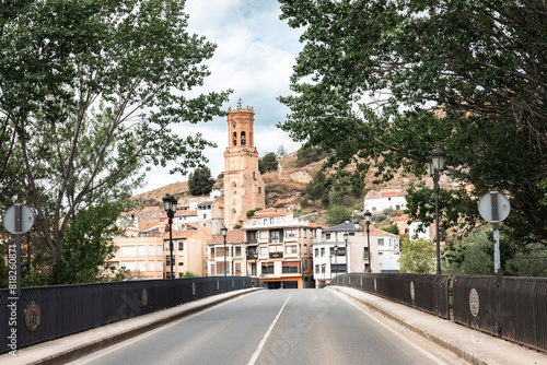 a view of Peralta (Azkoien) city, merindad of Olite, province of Navarra, Spain