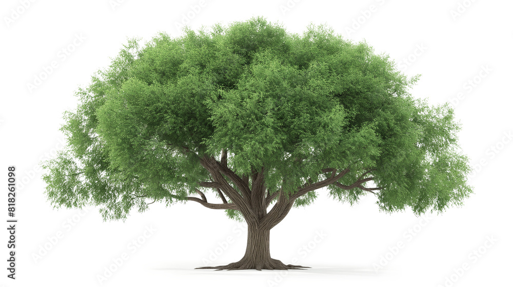 Big green tree isolated on a transparent background Big green tree isolated on a transparent background