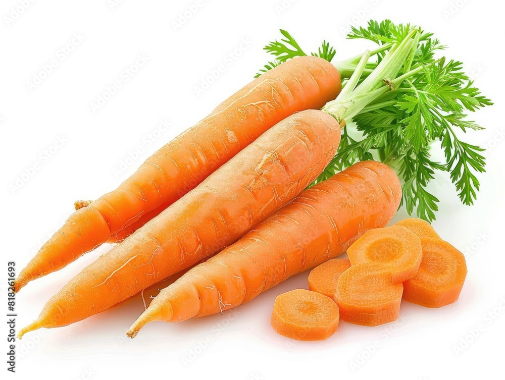fresh Carrot isolated on white background fresh Carrot isolated on white background