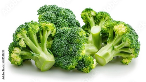 fresh Broccoli isolated on white background