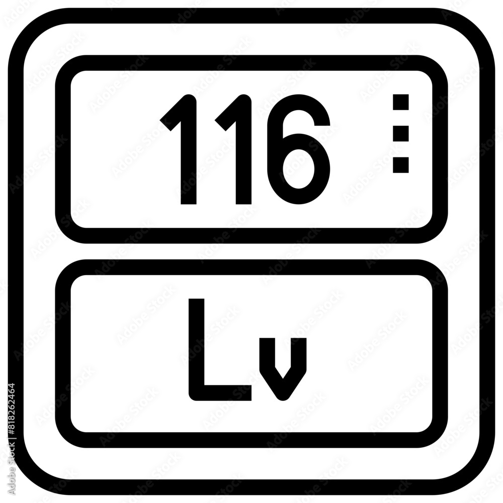 LIVERMORIUM,periodic table,chemistry,science,element.svg