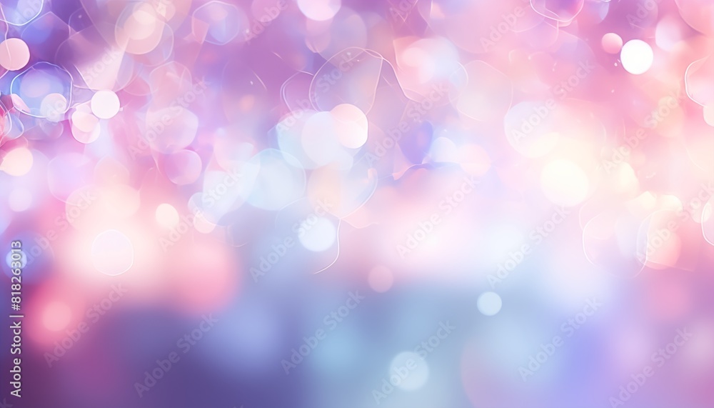 Obraz premium abstract pastel purple pink bokeh background