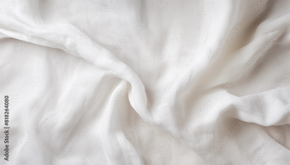 Obraz premium white linen fabric texture