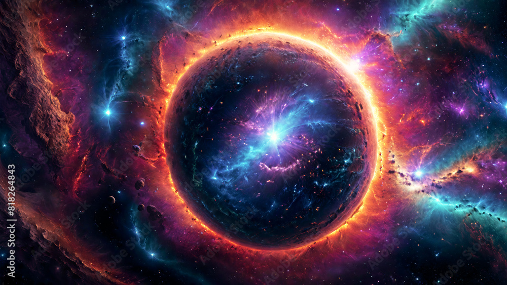 A breathtaking space nebula galaxy A breathtaking space nebula galaxy