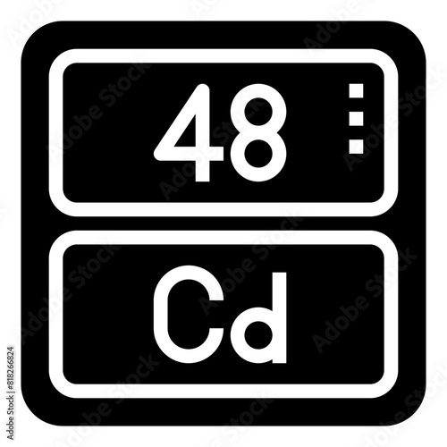 CADMIUM,periodic table,chemistry,science,element.svg