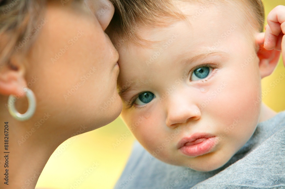Mother Kissing Child Mother Kissing Child