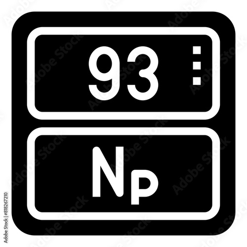 NEPTUNIUM,periodic table,chemistry,science,element.svg