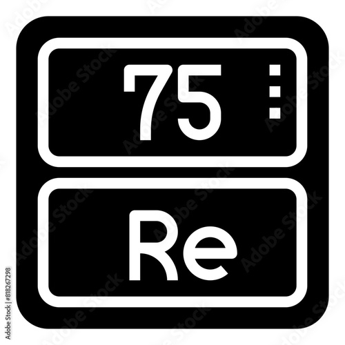 RHENIUM,periodic table,chemistry,science,element.svg