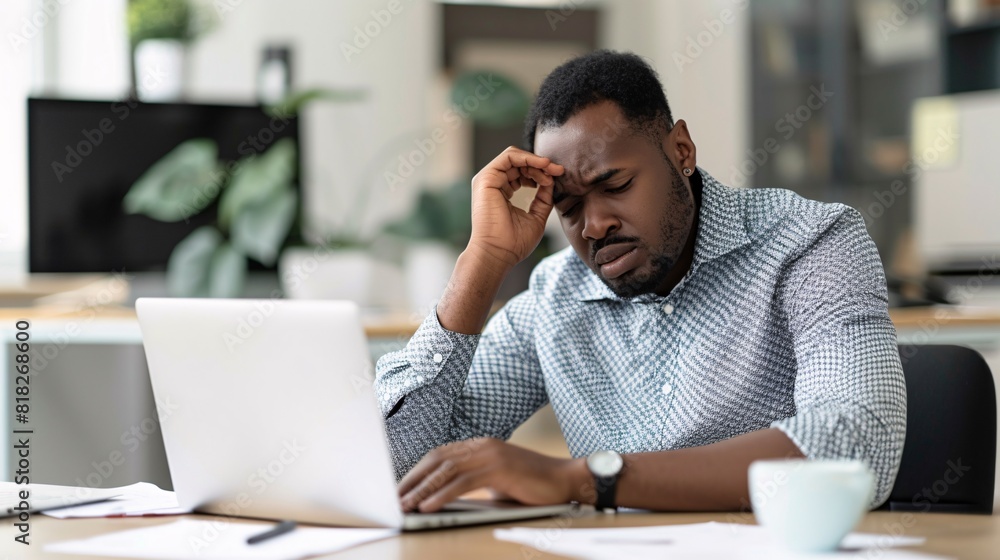 Visualizing a male employee in a casual shirt Visualizing a male employee in a casual shirt