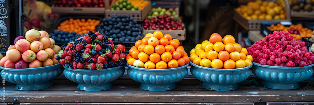 Exotic Eats Unite: A Vibrant Street Food Market Scene from Around the World