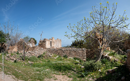 ruins of the village Agios Dimitrios Kos Island South Aegean Region (Südliche Ägäis) Greece photo