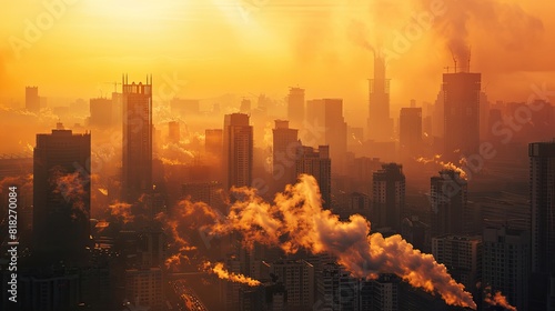 Urgency Amidst Smog  Battling Environmental Pollution in Urban Centers