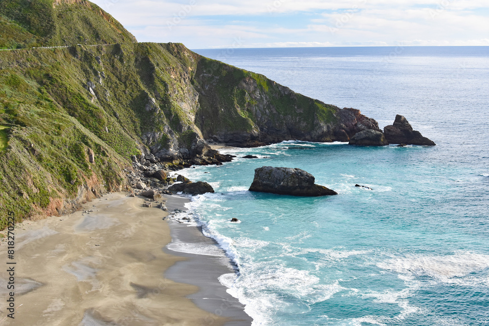 Fototapeta premium Views of Route 1, California