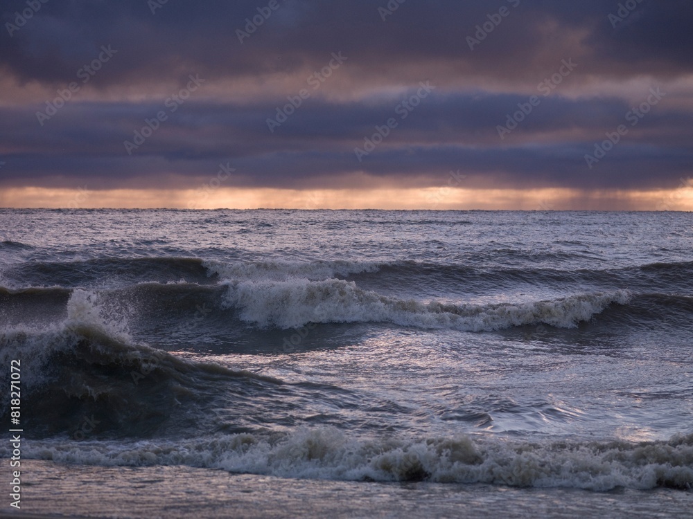 Stormy Waves On Lake Winnipeg, Gimli, Manitoba, Canada Stormy Waves On Lake Winnipeg, Gimli, Manitoba, Canada