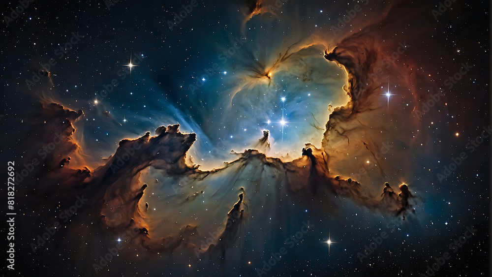 Stunning View of a Galaxy Nebula in Deep Space Stunning View of a Galaxy Nebula in Deep Space