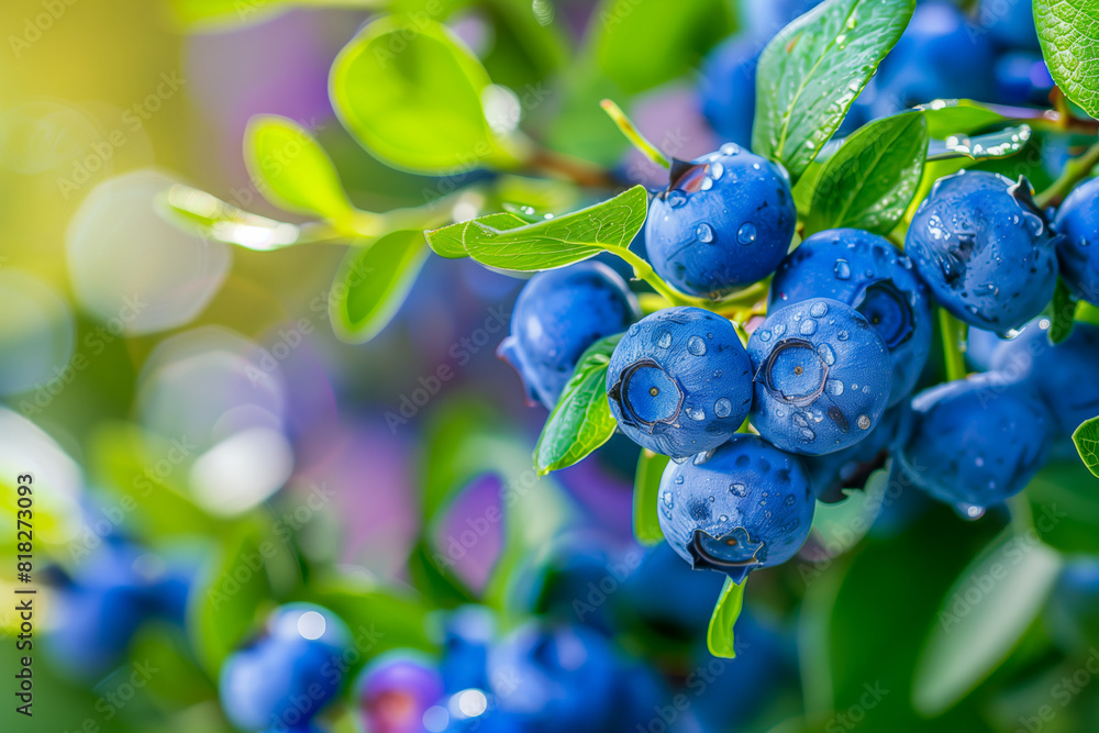 A close up of a bunch of blueberries A close up of a bunch of blueberries