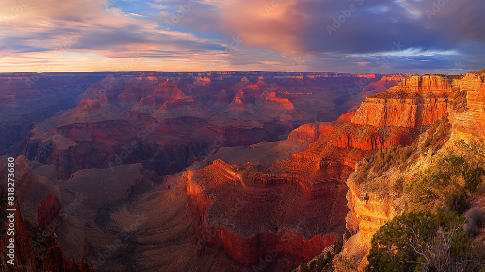 Fototapeta premium grand canyon sunset