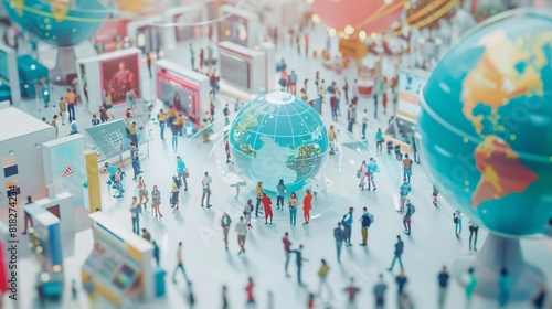 Visualizing the bustling world trade and global 