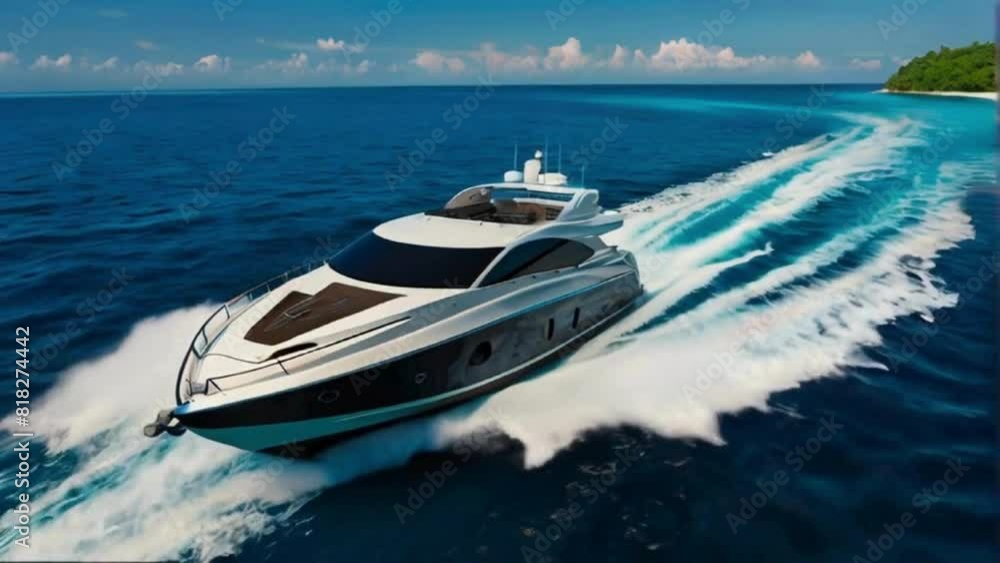 motor boat on the sea motor boat on the sea