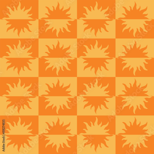 sun, sunshine, ocean, marine, summer beach, coastal, tropical seamless pattern background, print, pattern, greeting card, banners, web, wrapping paper, fashion, fabric, textile, wallpaper, cover