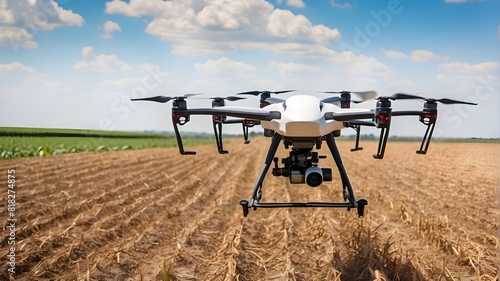Drone crop scanning involves flying over a field of crops with a drone to scan and analyze the crops for diseases and pests.
