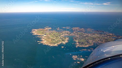 brehat island in french brittany in atlantic ocean and Talbert  photo