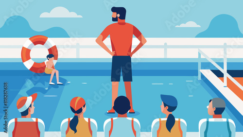 Family Enjoying Time Together on a Cruise Ship Deck Overlooking the Sea. World Drowning Prevention Day