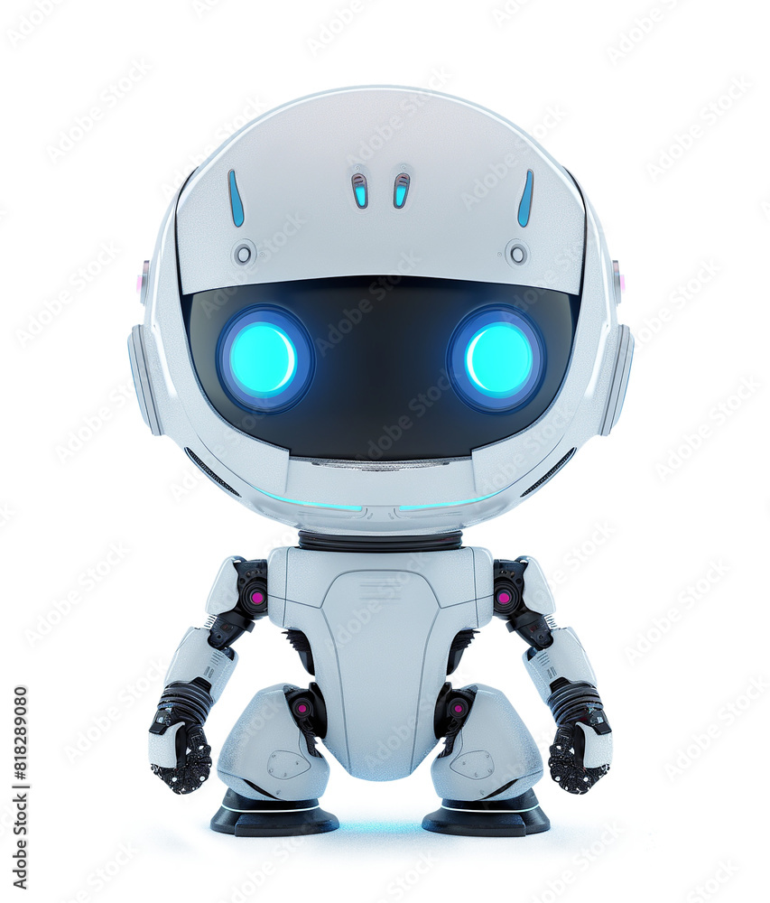 Robot Cute Technology isolated on a transparent background Robot Cute Technology isolated on a transparent background