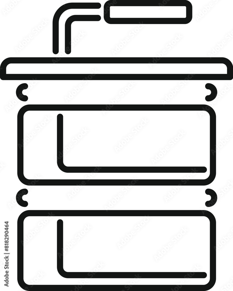 Vector illustration of a minimalistic double sink vanity in line art style, perfect for bathroom layouts Vector illustration of a minimalistic double sink vanity in line art style, perfect for bathroom layouts