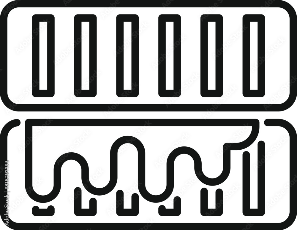 Graphic icon of dripping paint depicted in a bold black and white contrast Graphic icon of dripping paint depicted in a bold black and white contrast